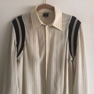 Women’s Jean Paul Gaultier button down blouse sz L